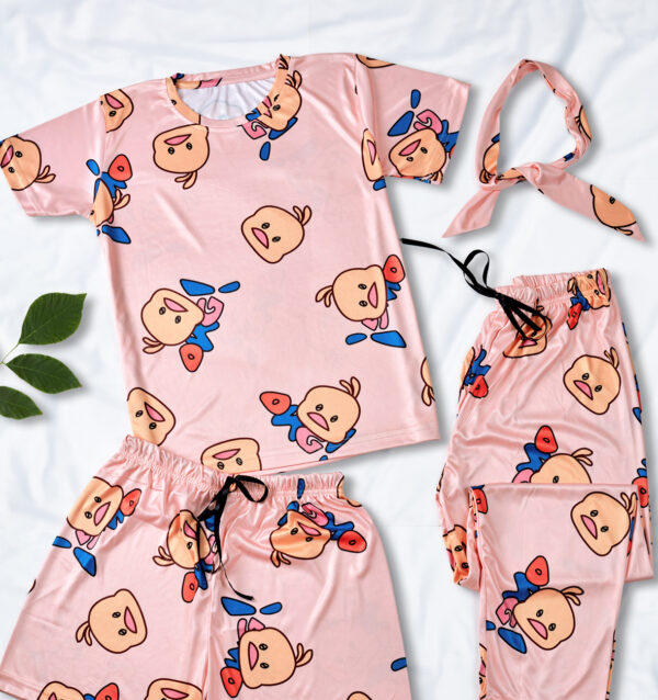 printed multi piece lounge wear